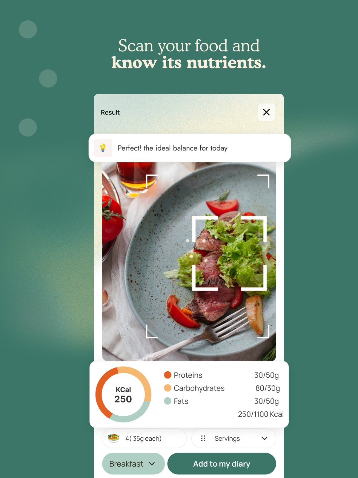 Scan your food and know its nutrients — the EatsBueno app